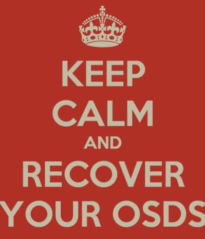Ceph: recover OSDs after SSD journal failure